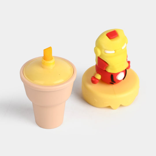 Cartoon Character Mini Highlighter Marker Set | 6PCs