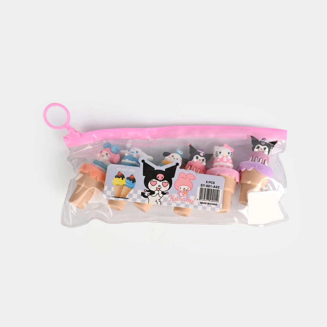 Cartoon Character Mini Highlighter Marker Set | 6PCs