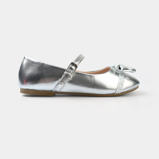 Girls Pumps ZP-160-SILVER