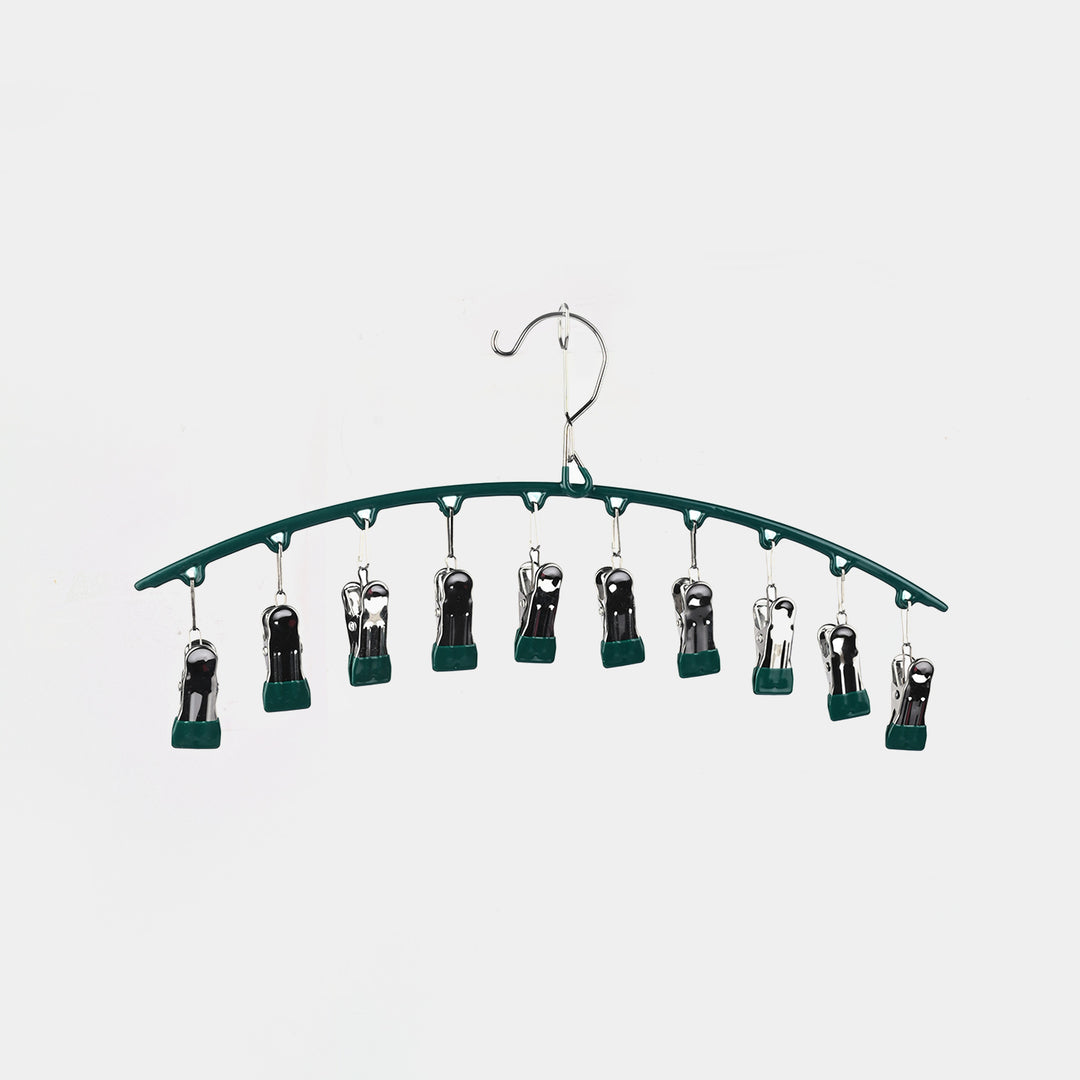 Hanger Metal With 10 Clips