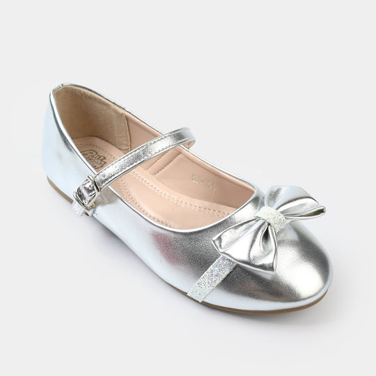 Girls Pumps ZP-160-SILVER
