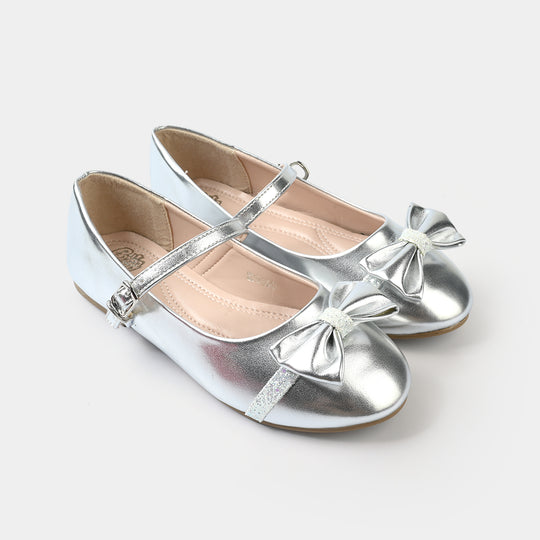 Girls Pumps ZP-160-SILVER