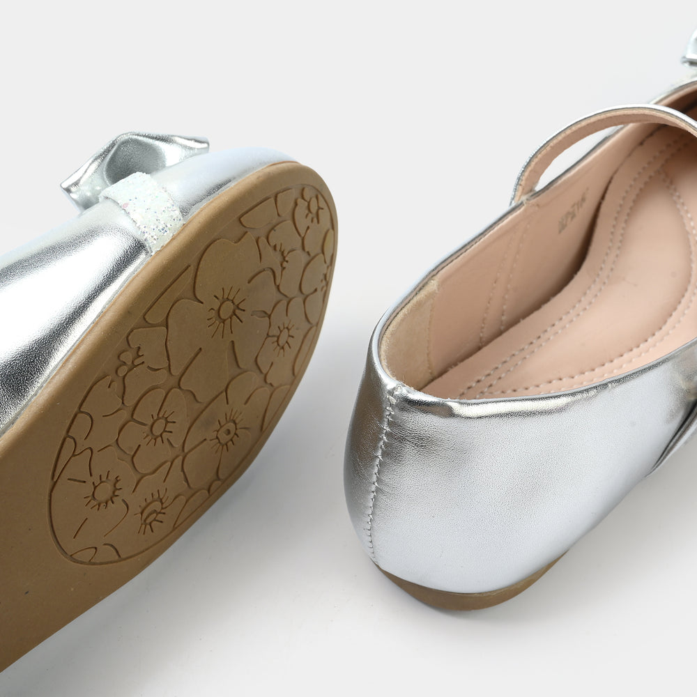 Girls Pumps ZP-160-SILVER