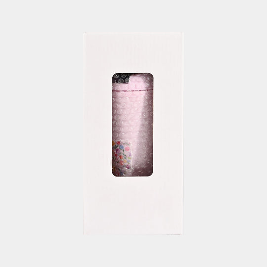 Fluted Cold Cup Tumbler with Straw