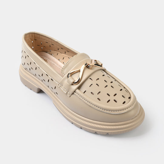 Girls Loafer ZP-146-BEIGE