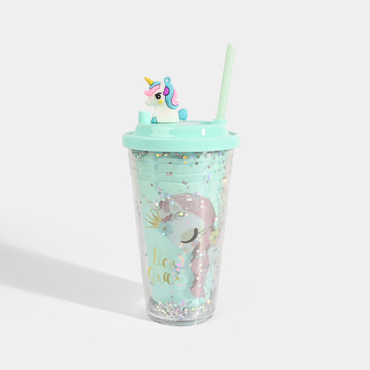 Acrylic Tumbler Mug with Straw