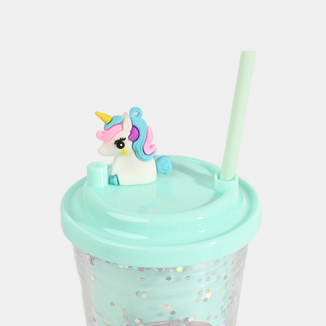 Acrylic Tumbler Mug with Straw