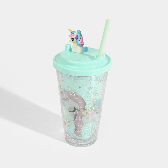 Acrylic Tumbler Mug with Straw