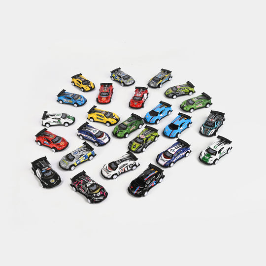28-Piece Metal Racing Car Set