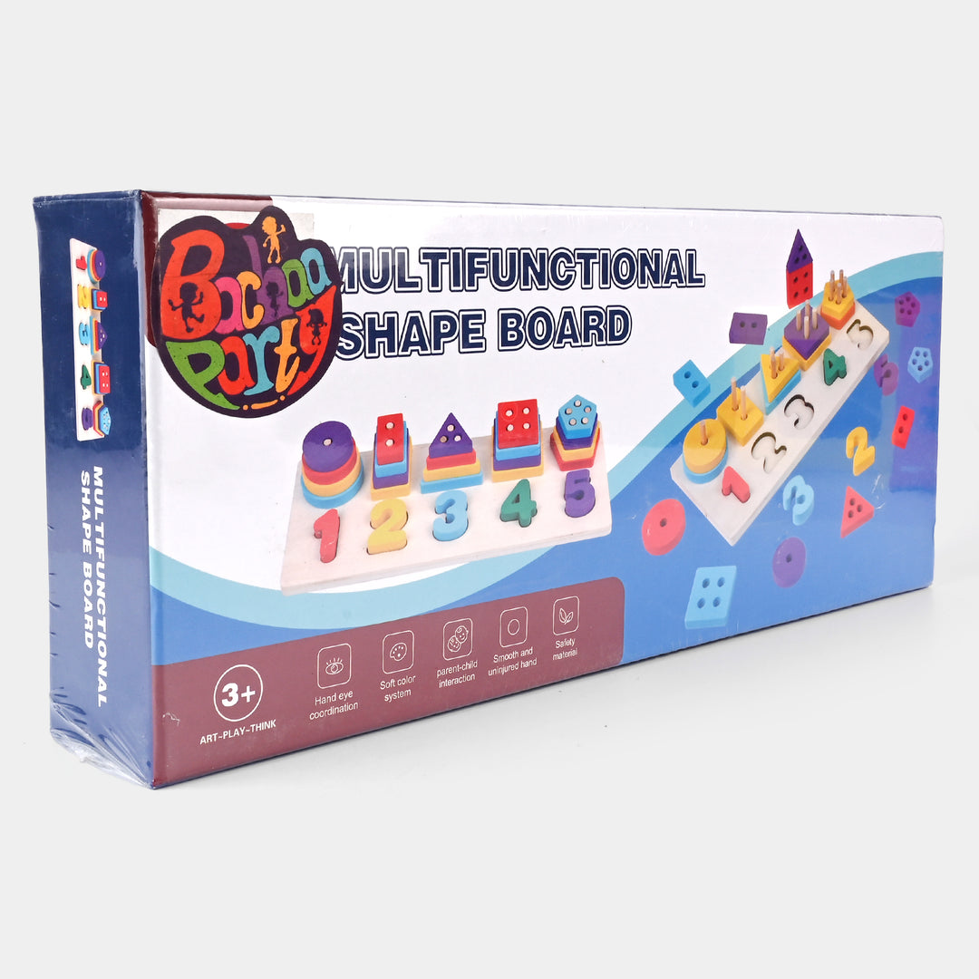 Wooden Toy Shape Blocks Pairing Educational Toy