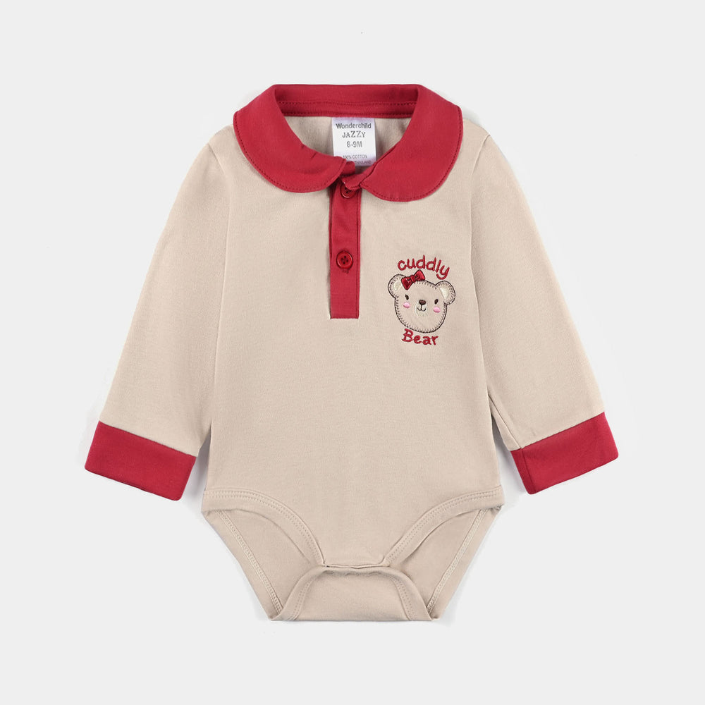 Infant Girls Cotton Interlock Suit