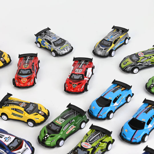 28-Piece Metal Racing Car Set