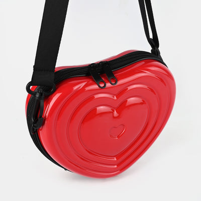 Heart Design Plastic Pouch