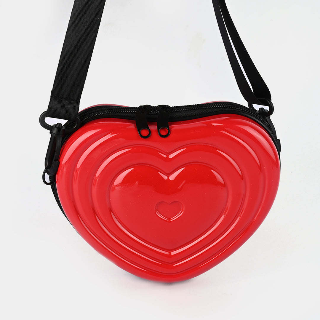 Heart Design Plastic Pouch