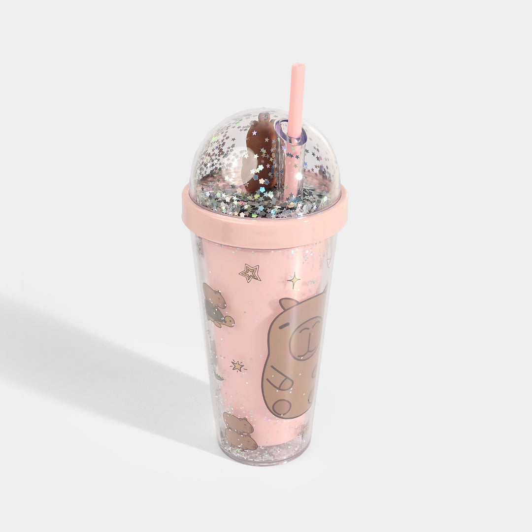 Acrylic Tumbler Mug with Straw