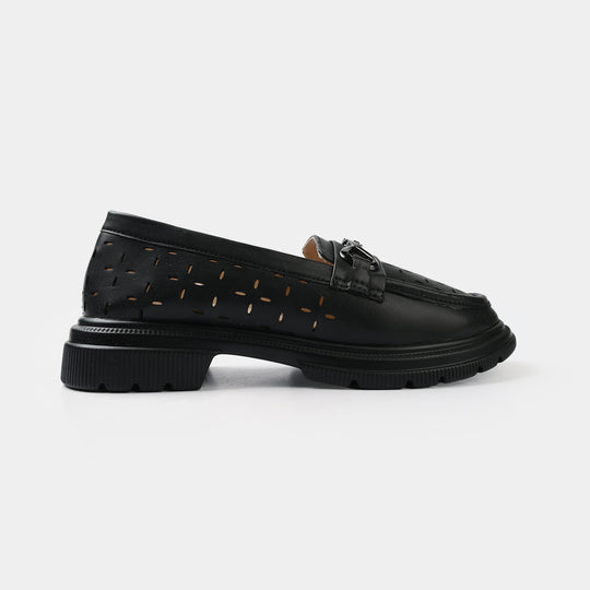 Girls Loafer ZP-146-BLACK