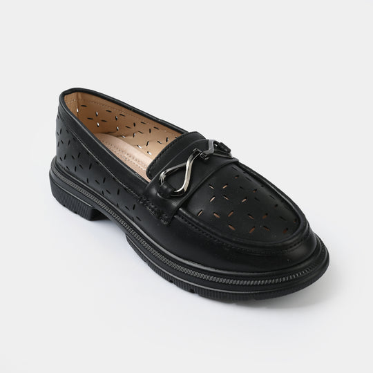 Girls Loafer ZP-146-BLACK