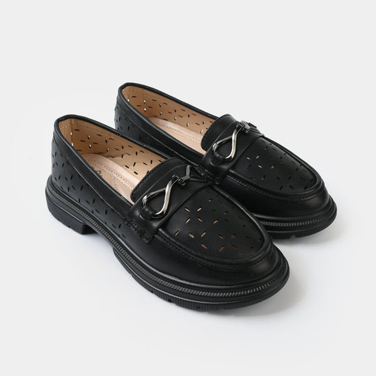 Girls Loafer ZP-146-BLACK