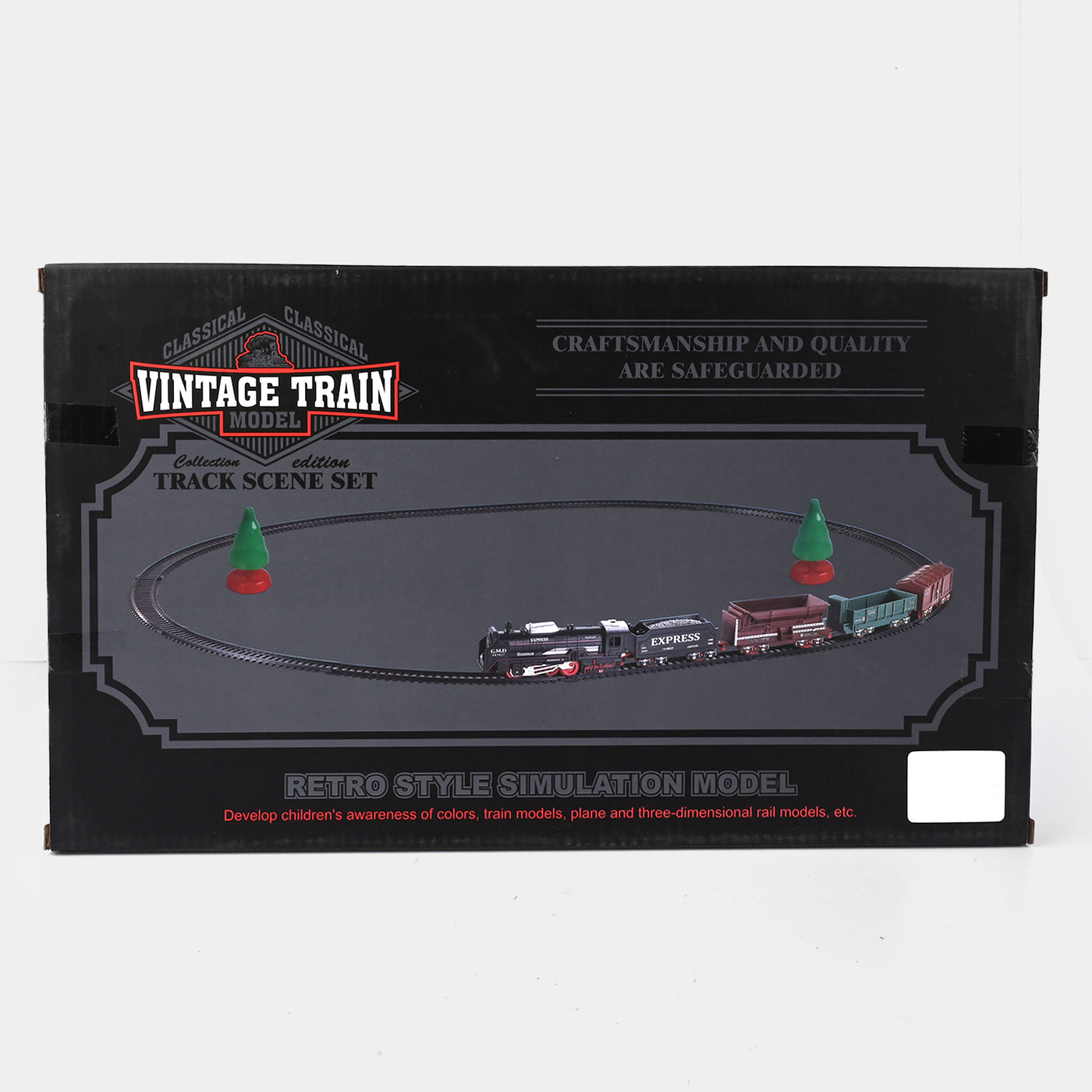 Classic Train Set with Track For Kids