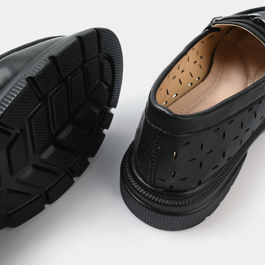 Girls Loafer ZP-146-BLACK