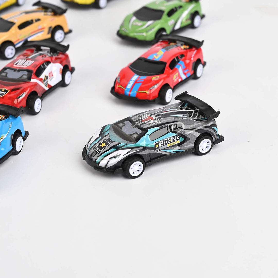 20-Piece Metal Car Racing Set