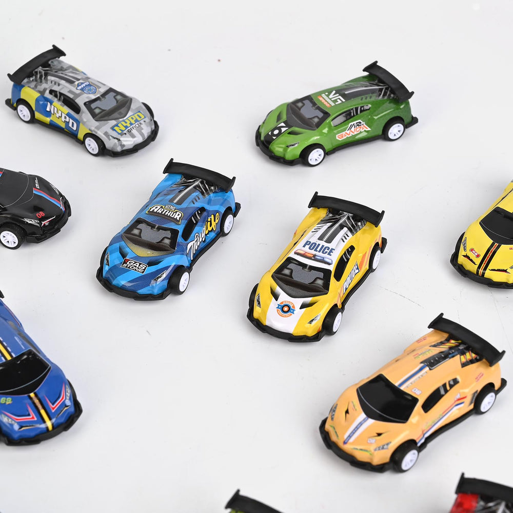 20-Piece Metal Car Racing Set