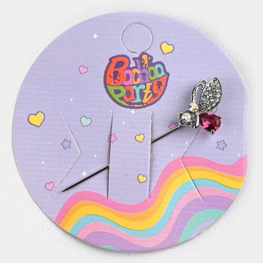 Girls Scarf Hat Pin