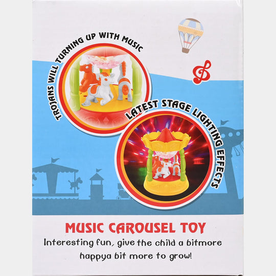 Carousel With Light & music For Kids