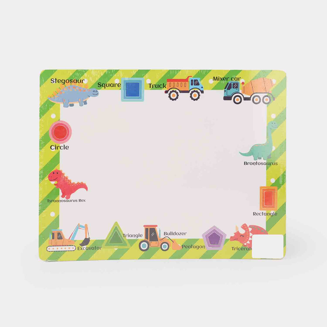 Educational Wooden Puzzle Sheet