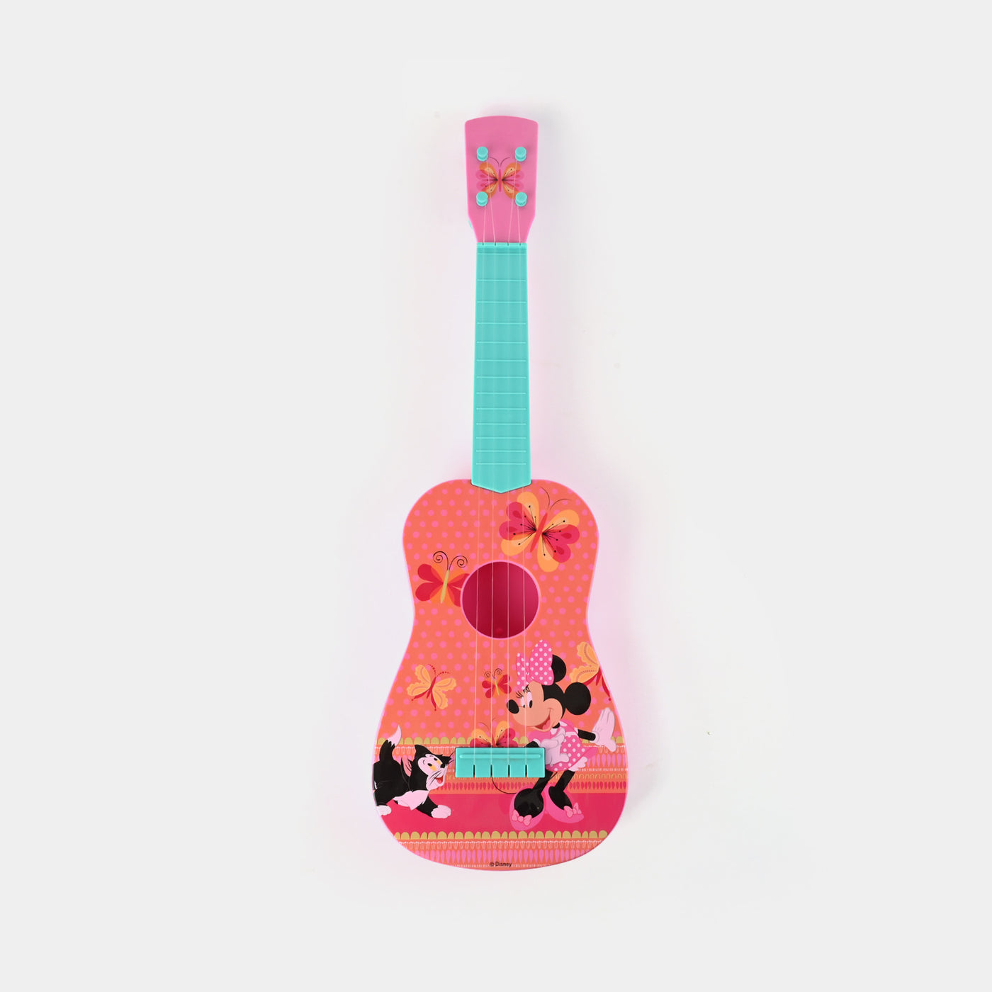 Kids Character Print Interesting Music Guitar