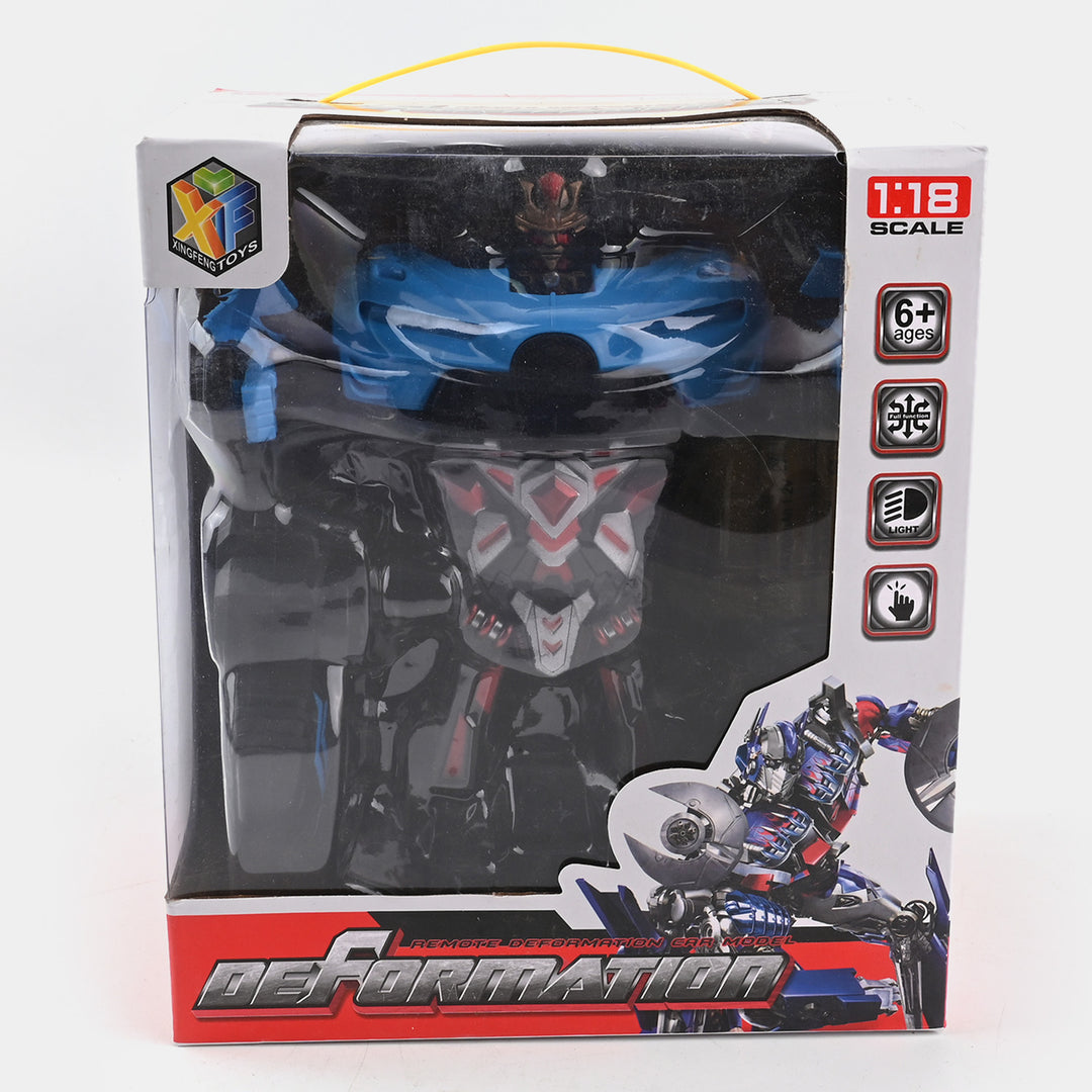 Remote Control Deformation Model Car For Kids