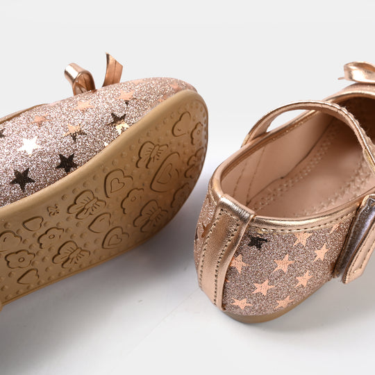 Girls Pumps 1360-CHAMPAGNE
