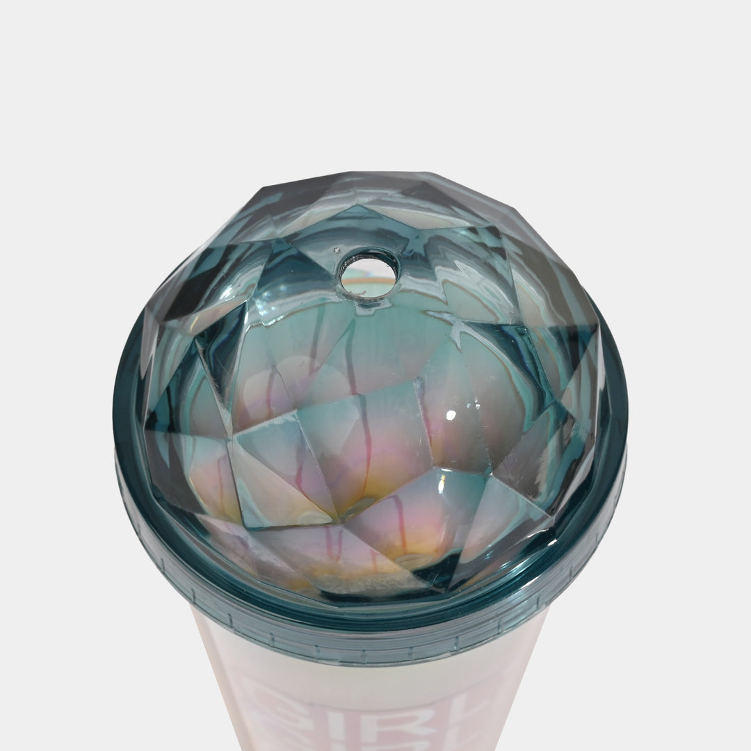 Acrylic Tumbler Mug with Straw