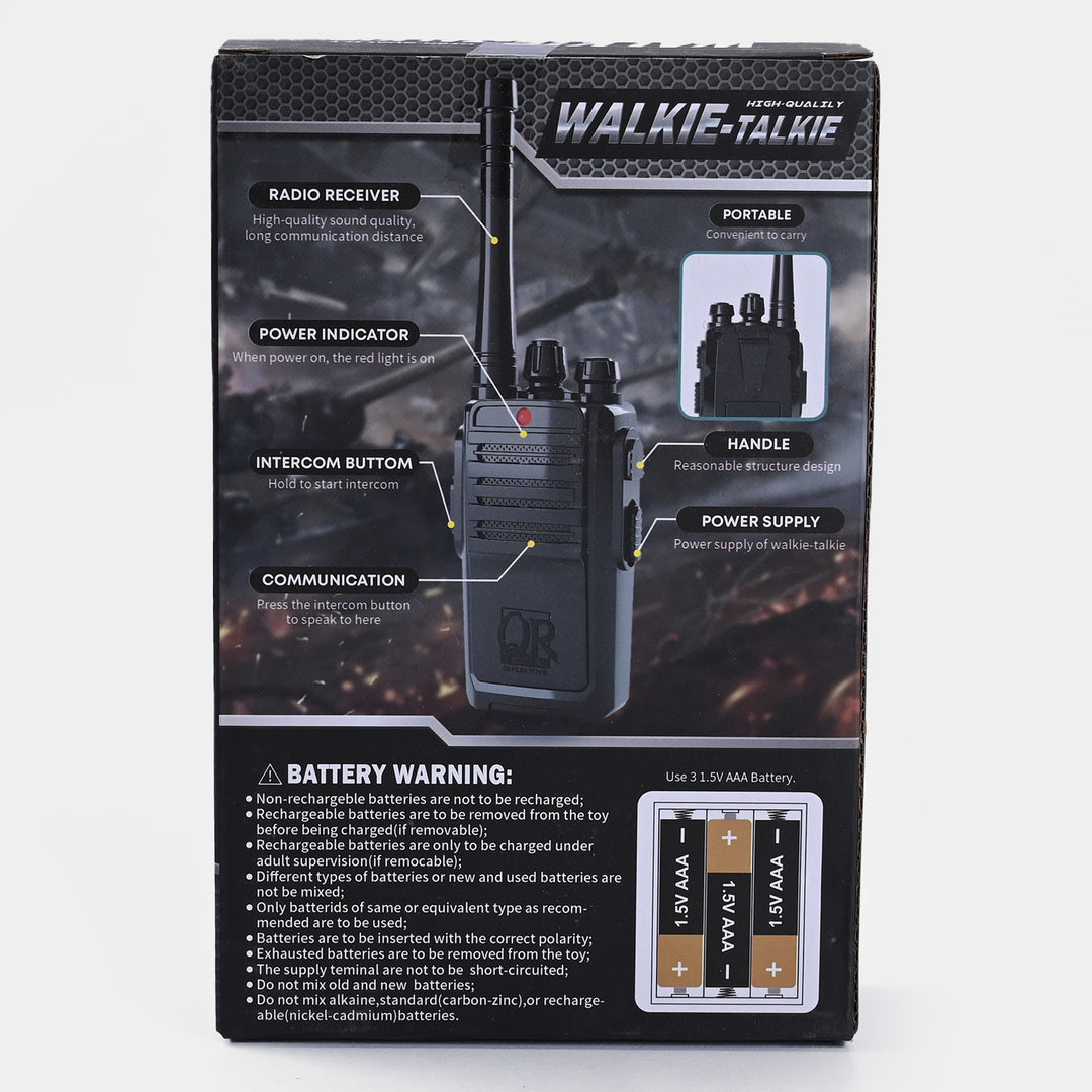 Simulated Walkie Talkie Play Set For Kids