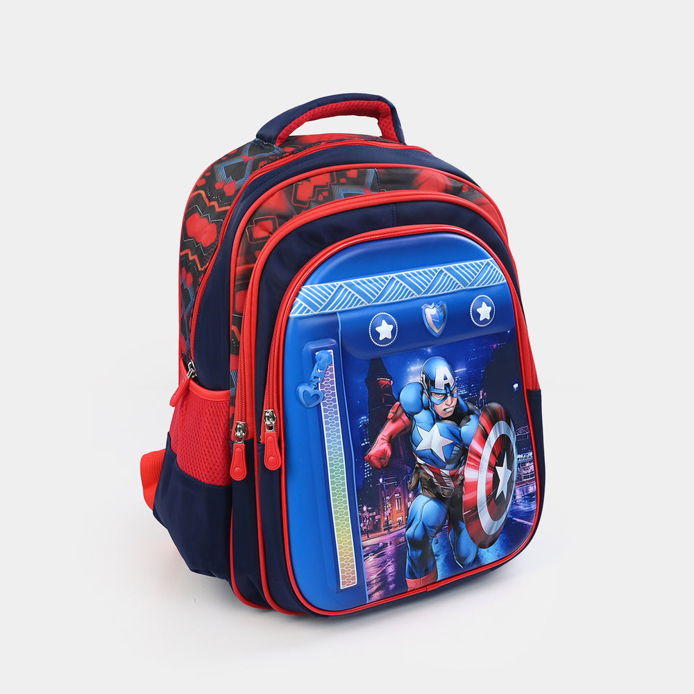 16" 3D Embossed School Backpack | Grade 2-5