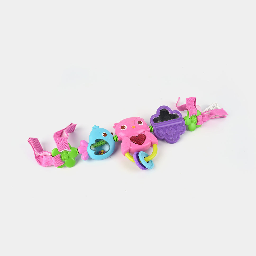 Bright Starts Musical Rattle Set Carrier Toy Bar