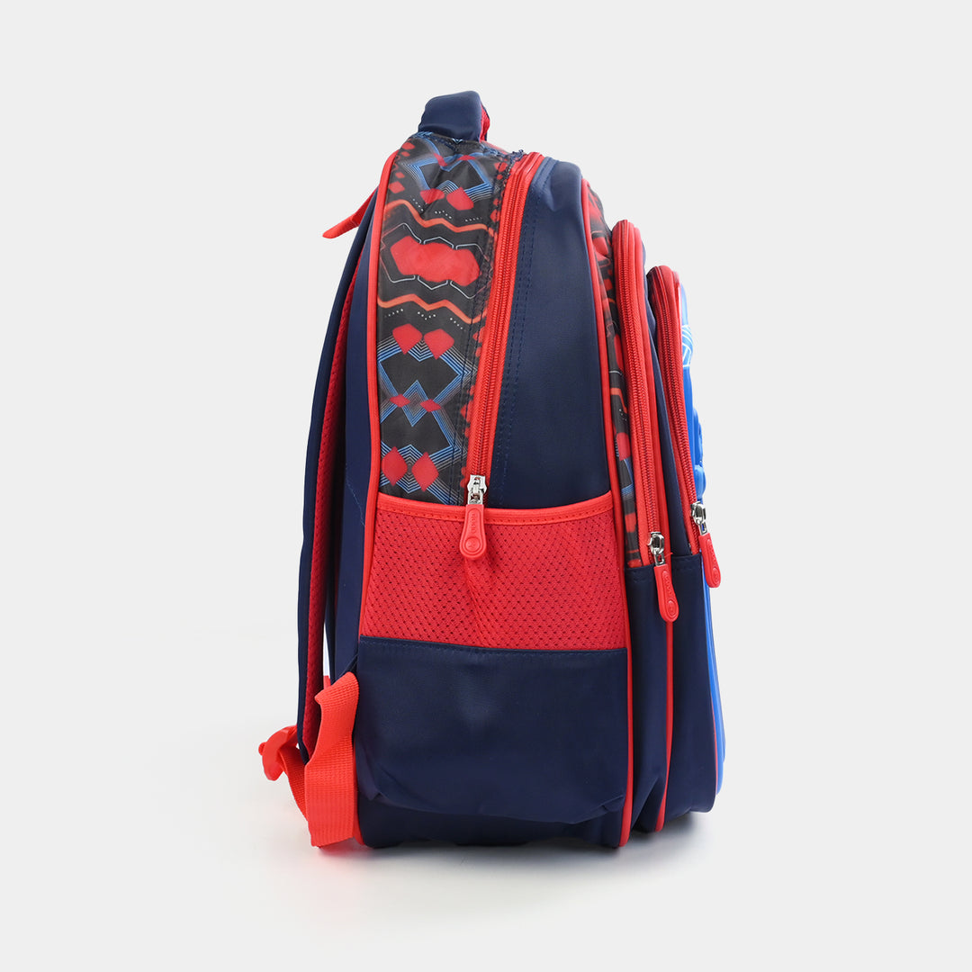 16" 3D Embossed School Backpack | Grade 2-5