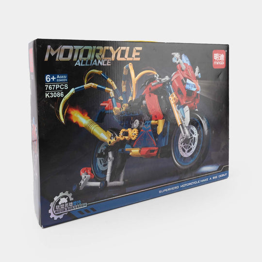Creative Construction Super Bike Building Blocks Set