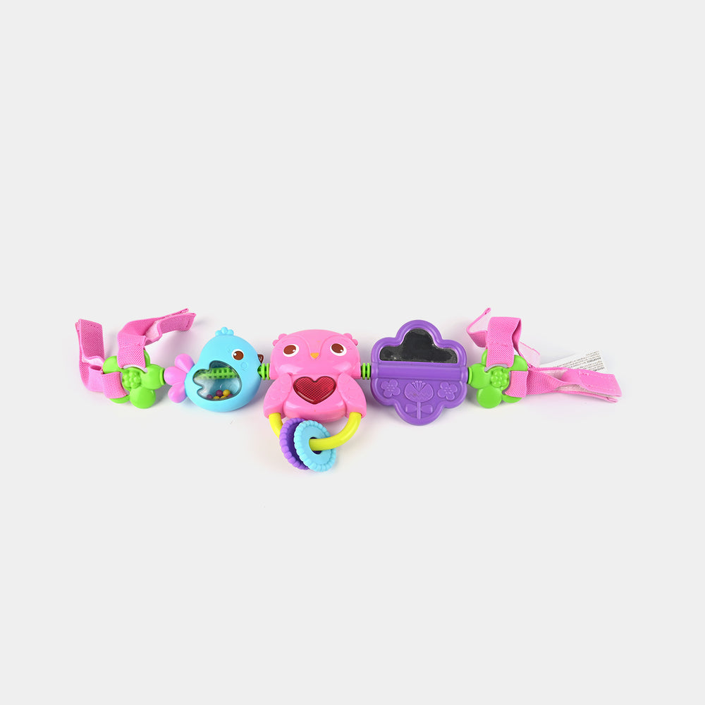 Bright Starts Musical Rattle Set Carrier Toy Bar