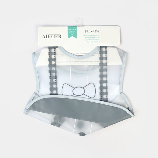 Easy-Wipe Plastic Baby Bib