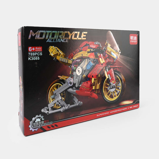 Creative Construction Super Bike Building Blocks Set