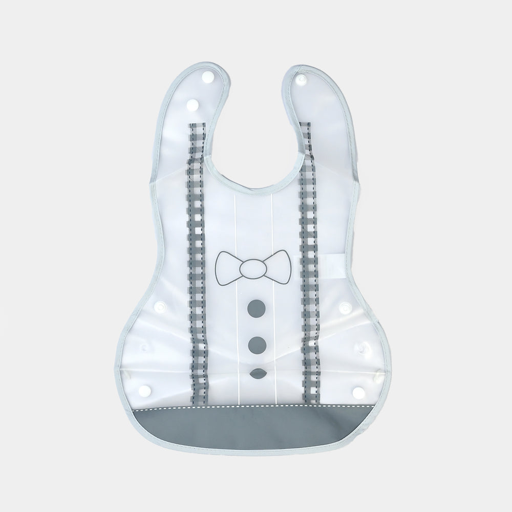 Easy-Wipe Plastic Baby Bib