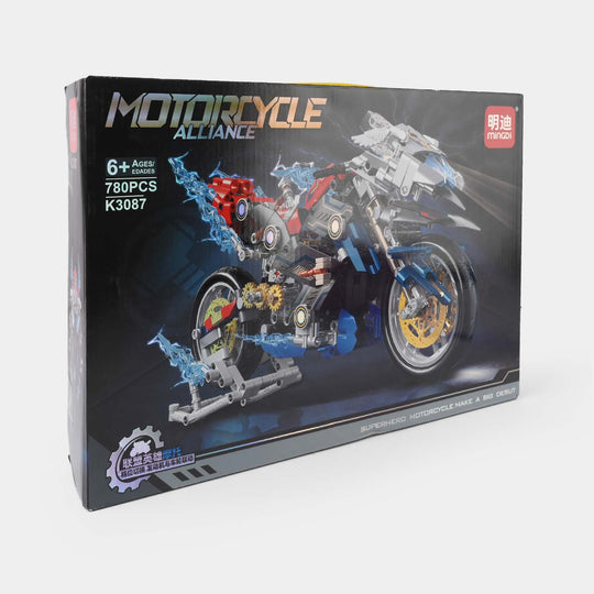 Creative Construction Super Bike Building Blocks Set