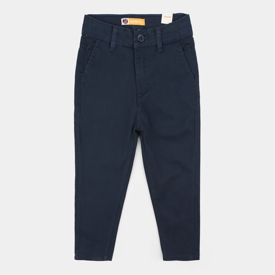 Boys Twill Pant Basic - Blue