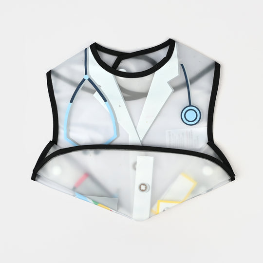 Easy-Wipe Plastic Baby Bib