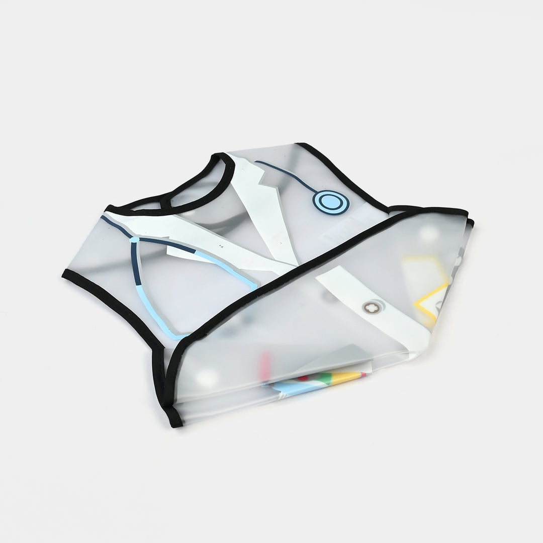 Easy-Wipe Plastic Baby Bib