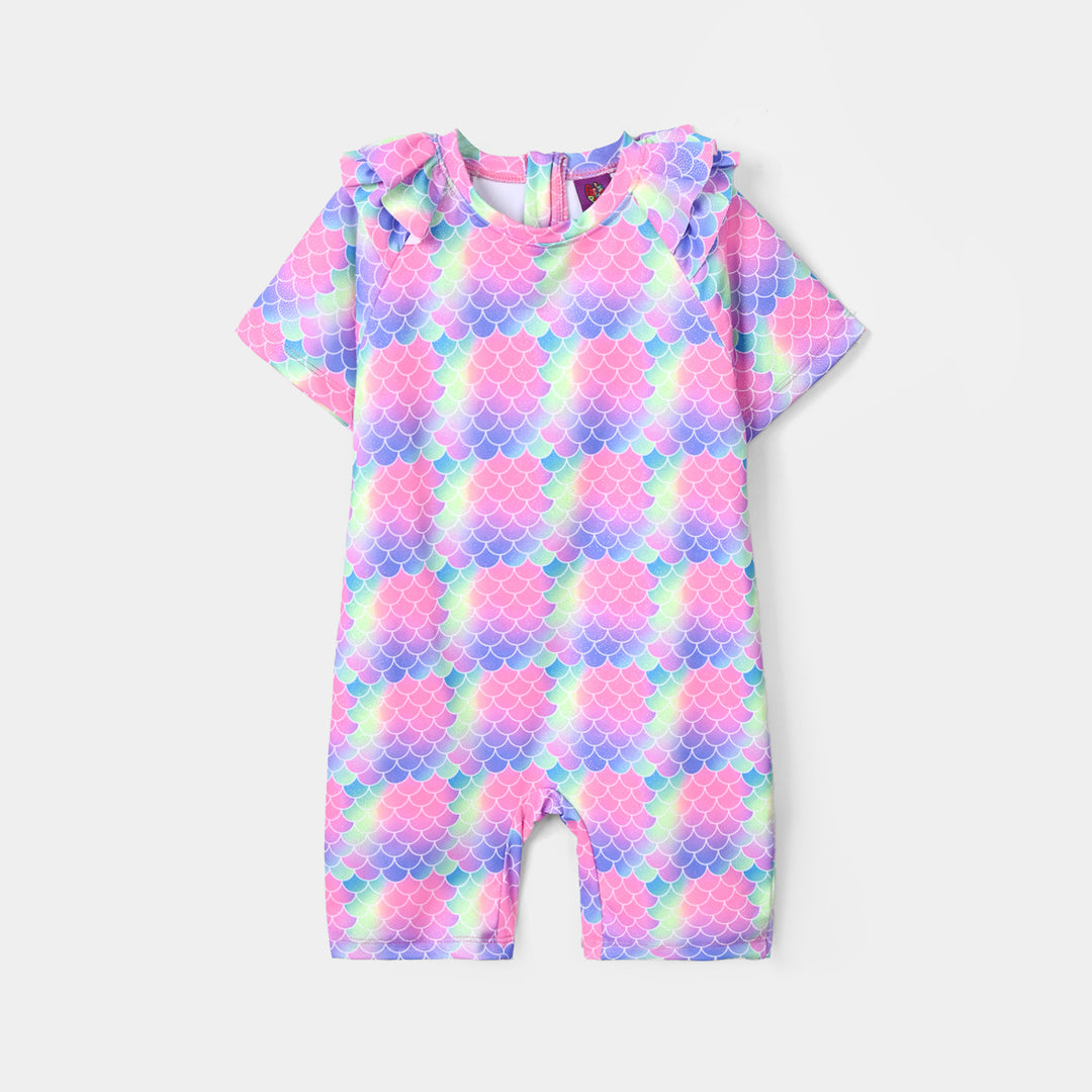 Girls Nylon Swimming Jumper Mermaid