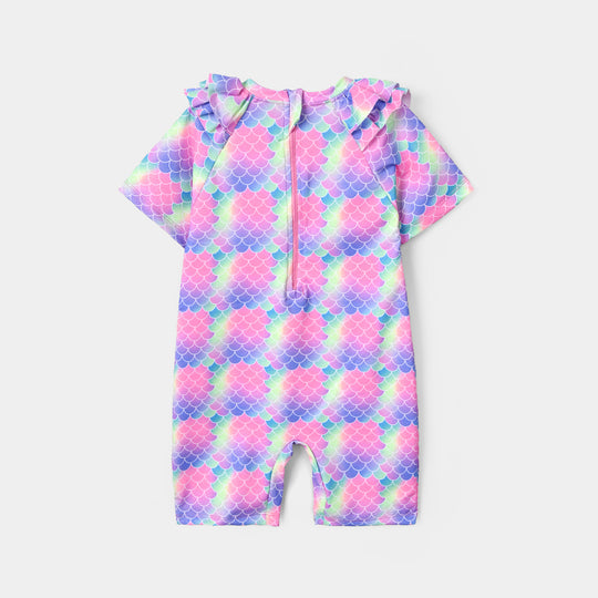 Girls Nylon Swimming Jumper Mermaid
