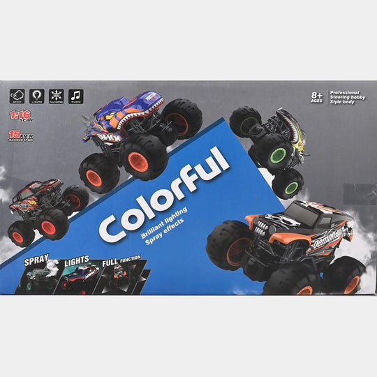 Remote Control Brilliant Lighting Spray Jeep