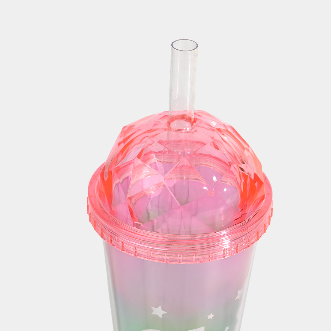 Acrylic Tumbler Mug with Straw